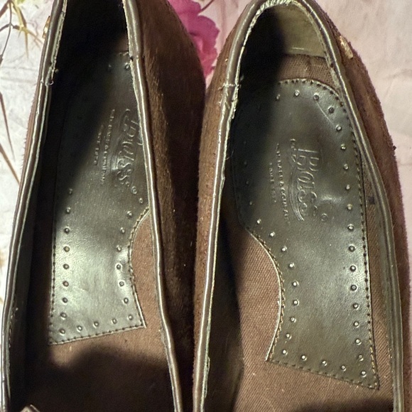 Bass Elegant Brown Suede Women's Loafers - Picture 6 of 8